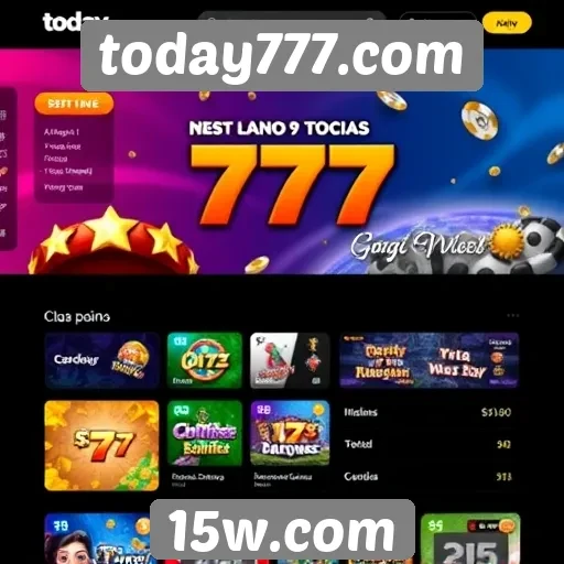 Explorando a interface do usuário do today777.com