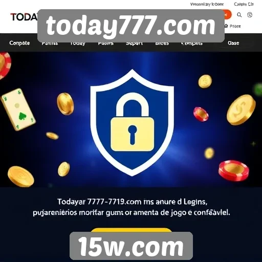 Segurança e privacidade no site today777
