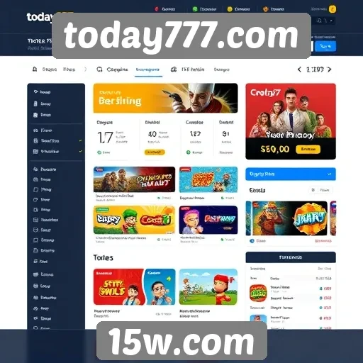 Facilidade de uso e navegação no site today777.com