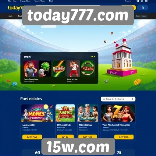 Análise da interface do usuário do site today777.com